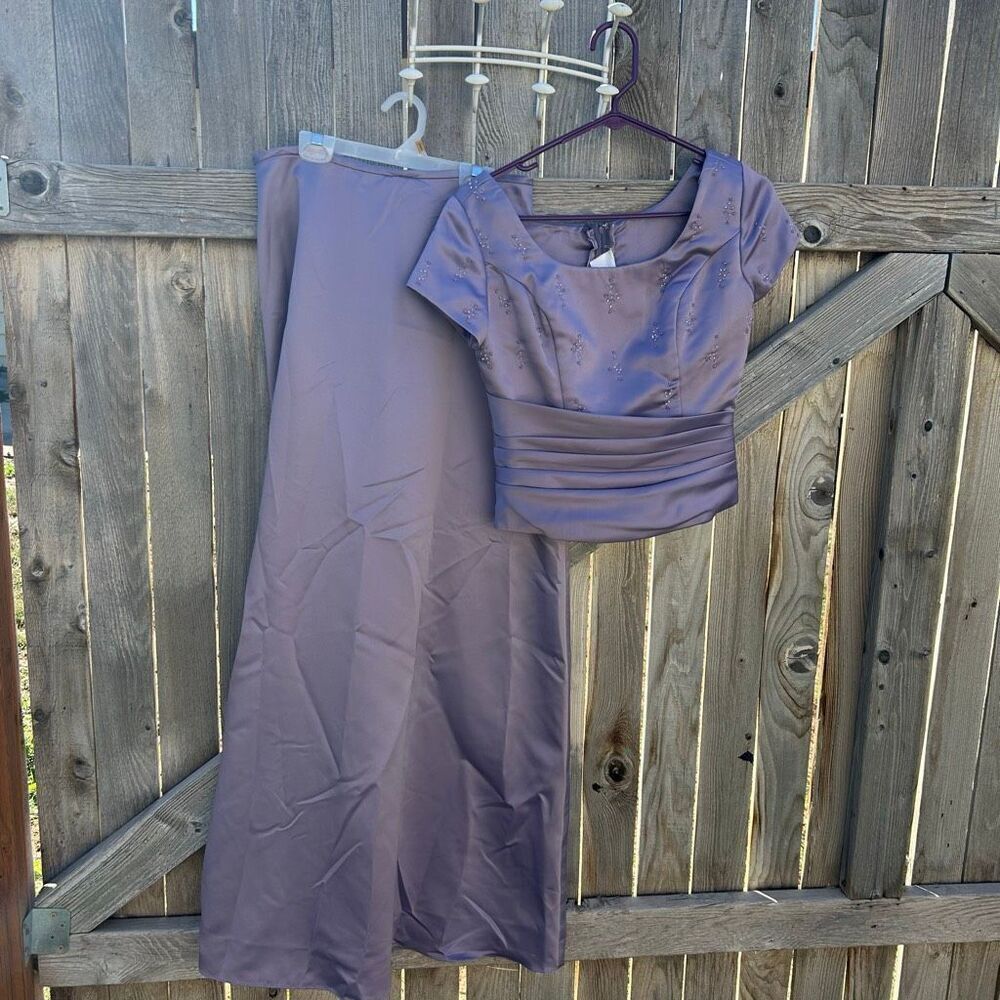 Formal wear dress and top combo size 12